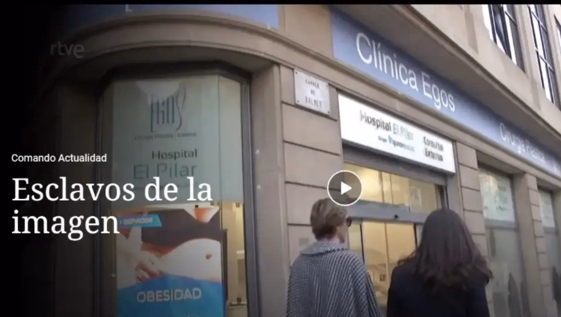 Rtve: Esclavos de la Imagen Erik Putzbach realizandose un Lip Up con el Dr. Tiago