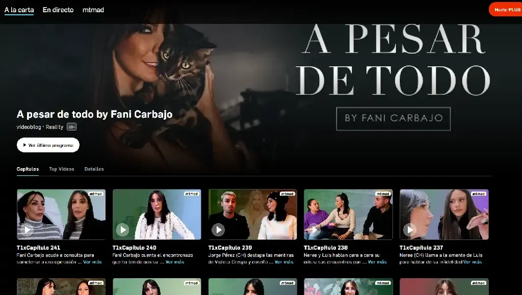 mitele: A pesar de todo by Fani Cabrajo en mitele