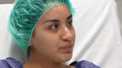 Luciana López and her breast augmentation